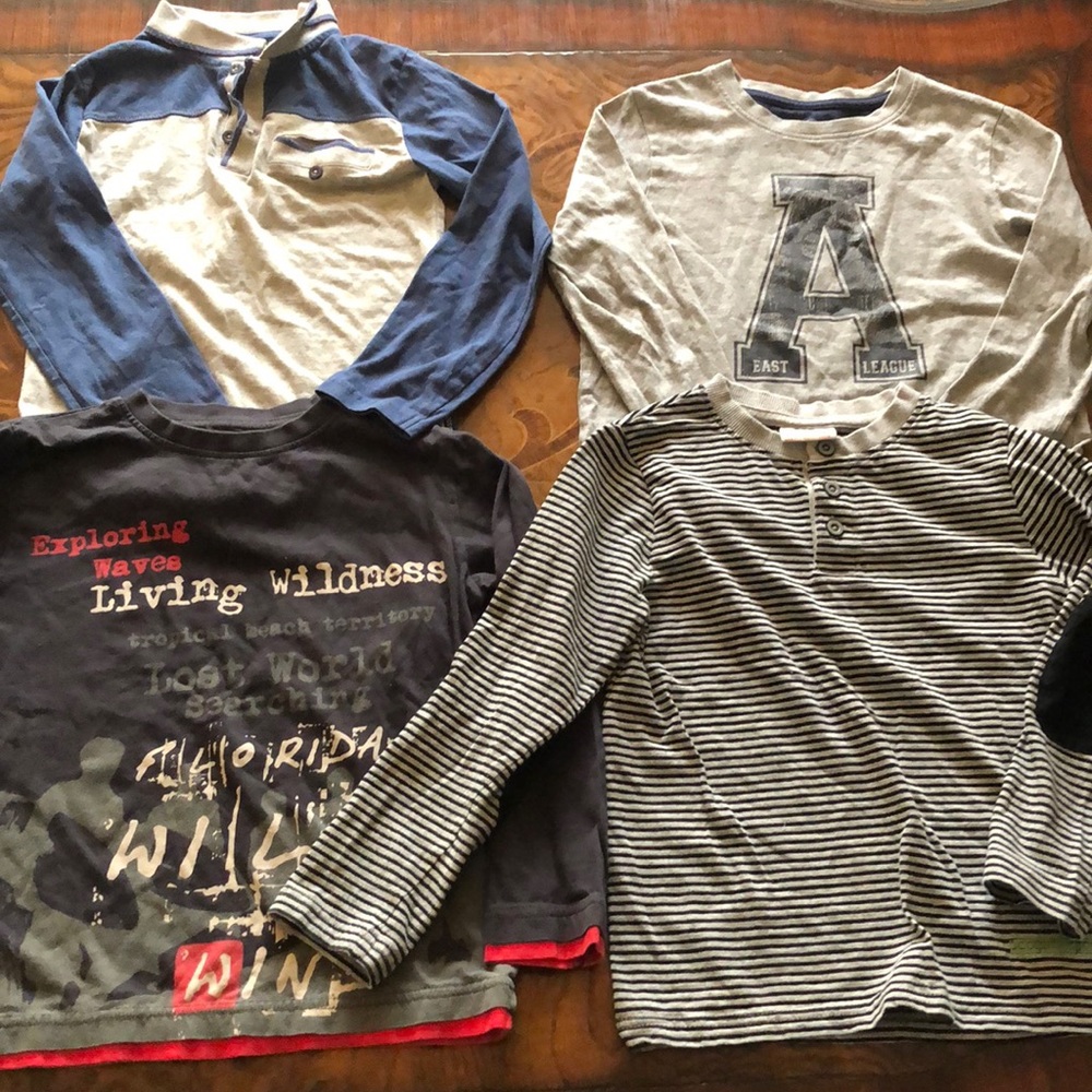 Sale Cotton long sleeve Tees boy 6 years old